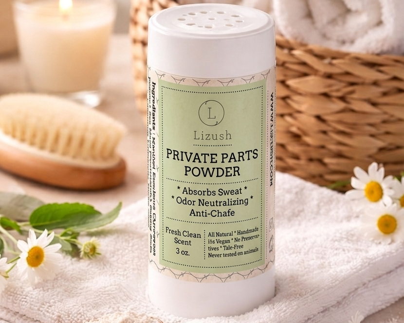 2 X Talc-Free Intimate Body Powder – Natural Anti-Chafing Care