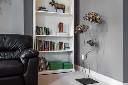 Metal Wall Sculpture - Dandelion's Dance Metal Sculpture Original Artwork