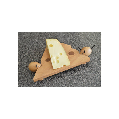 CHEESE BOARD SET WITH 2 MOUSE HANDLE CHEESE TOOLS