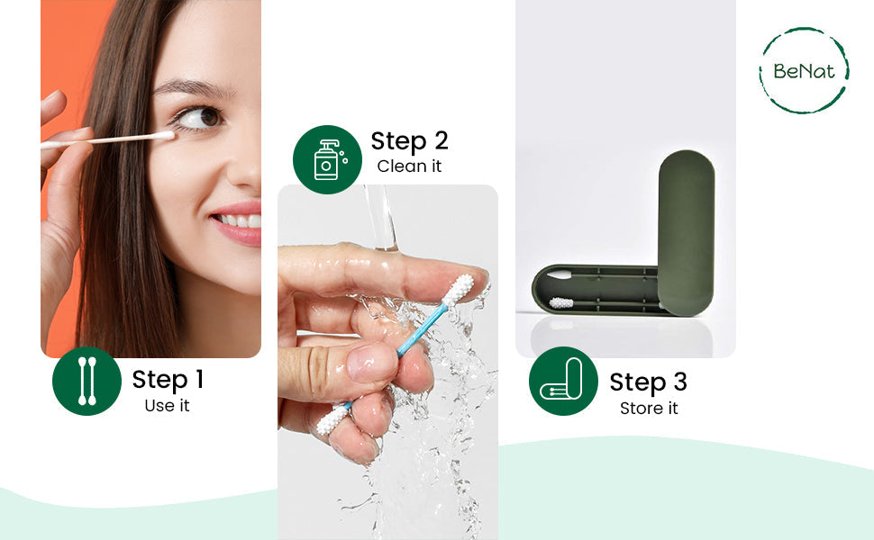 4-Pack Multi-Purpose, Reusable Silicone Swabs