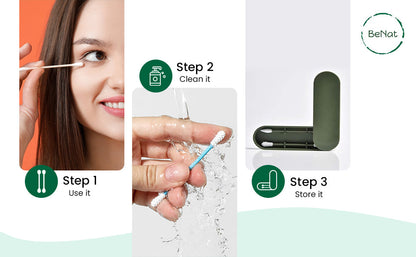 4-Pack Multi-Purpose, Reusable Silicone Swabs