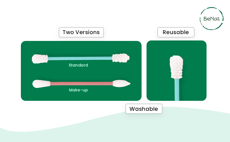 4-Pack Multi-Purpose, Reusable Silicone Swabs