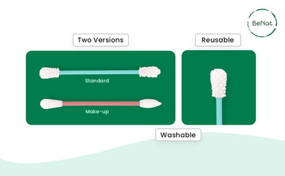4-Pack Multi-Purpose, Reusable Silicone Swabs