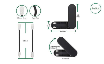 4-Pack Multi-Purpose, Reusable Silicone Swabs