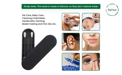 4-Pack Multi-Purpose, Reusable Silicone Swabs
