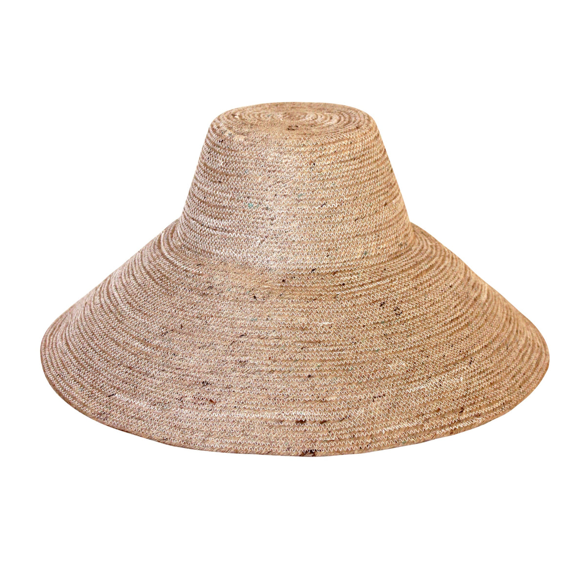 The Riri Jute Handwoven Straw Hat in Beige