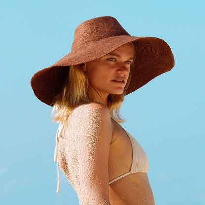 The Riri Burnt Sienna Jute Straw Hat