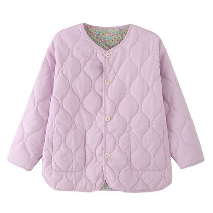 Reversible Quilted Lavender Floral Jacket HUDSON New Collection FASHION BYMANYC ® New York