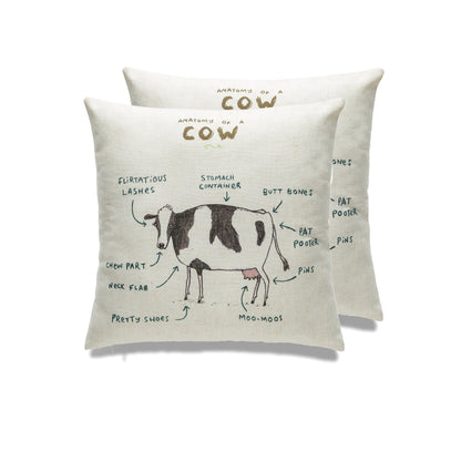 Farmhouse Animals Throw Pillow - Set of 2