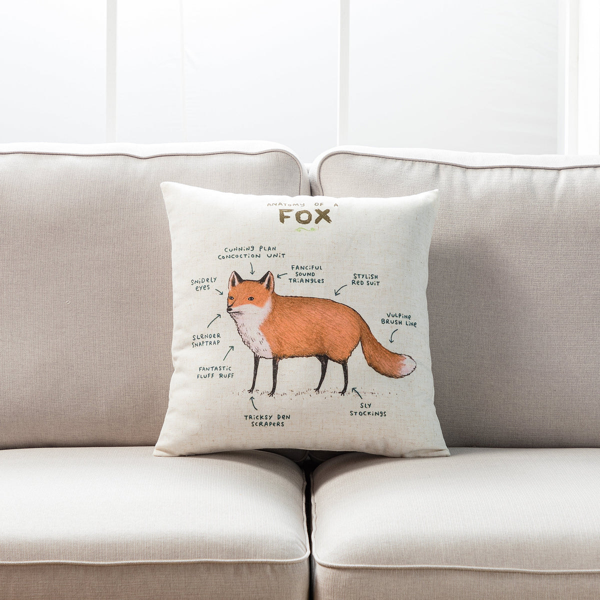 Farmhouse Animals Throw Pillow - Set of 2