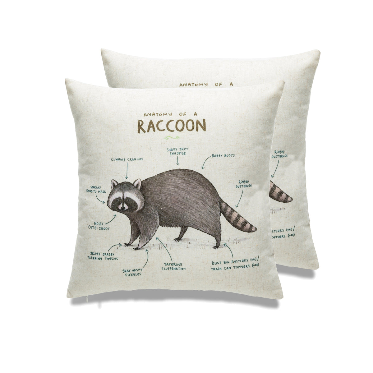 Farmhouse Animals Throw Pillow - Set of 2