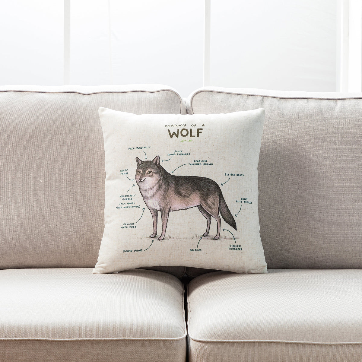 Farmhouse Animals Throw Pillow - Set of 2