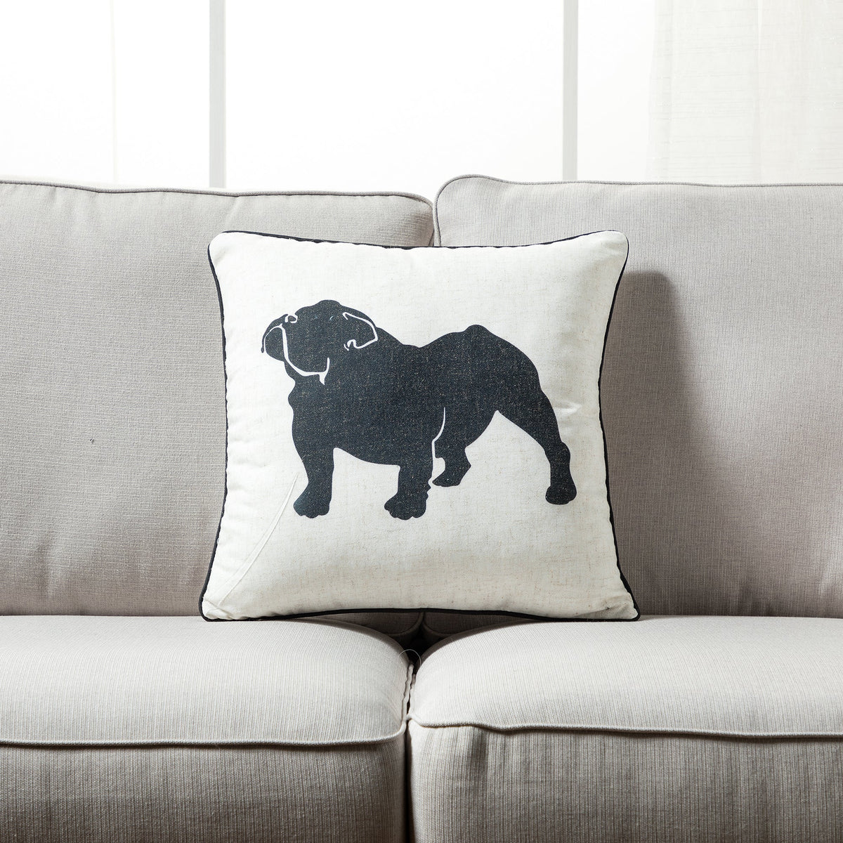 Home and Dog Throw Pillow - Set of 2