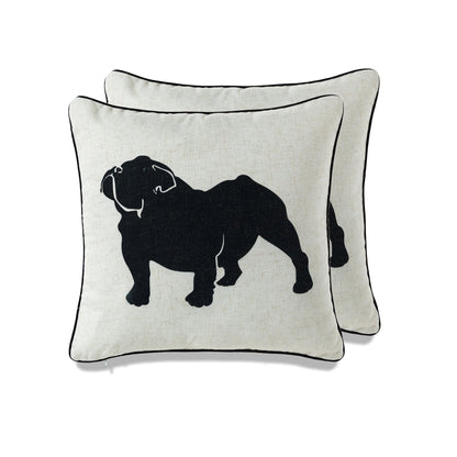 Home and Dog Throw Pillow - Set of 2
