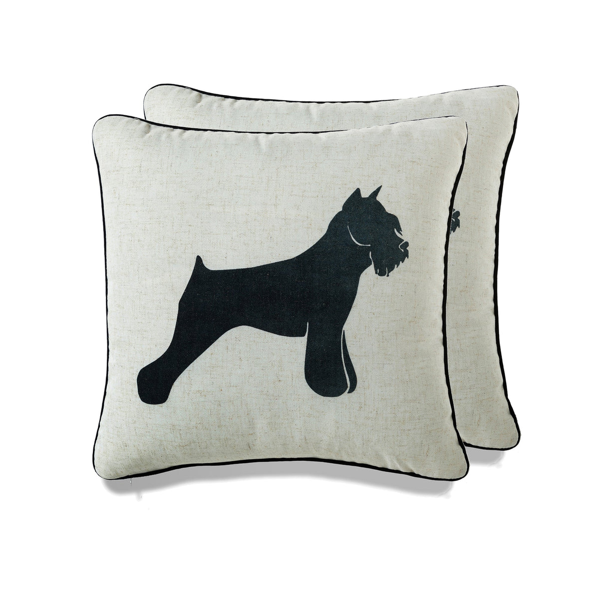 Home and Dog Throw Pillow - Set of 2