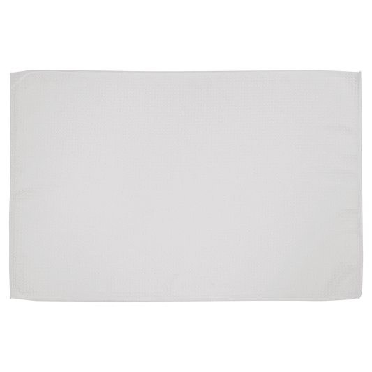 16" X 25" White Waffle Weave Sublimatable Towel