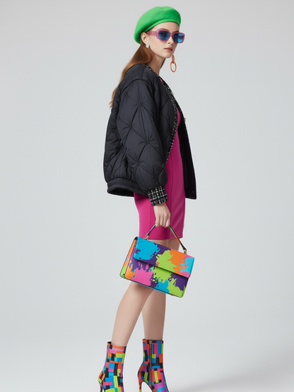 SOHO Hybrid Bomber-Tweed Jacket BYMANYC ® New York