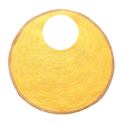 The Solo Citroen Jute Bag in Yellow