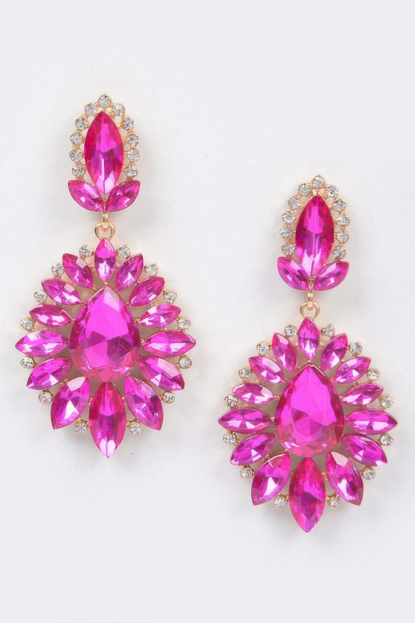 STARDUST Rhinestone Dangle Earring - New Collection Los Angeles - BYMANYC ® New York