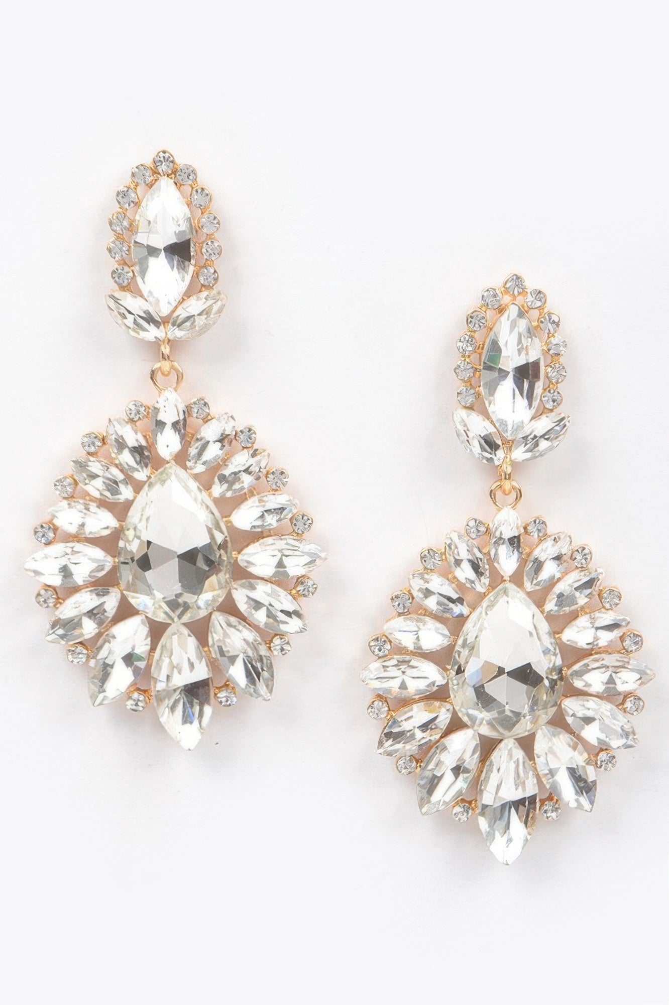 STARDUST Rhinestone Dangle Earring - New Collection Los Angeles - BYMANYC ® New York