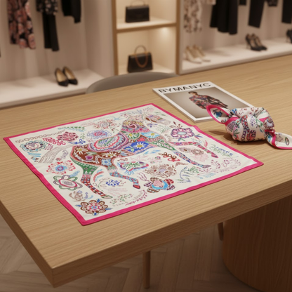 Scarf FLORA EQUINE DELIGHT Metropolitan Collection BYMANYC ® New York