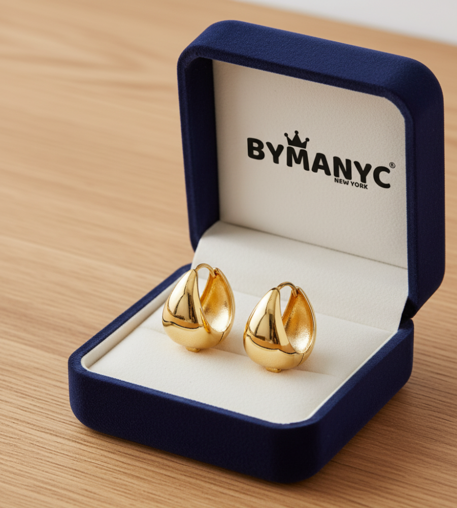 Sculptural Huggie Hoop Earrings SOHO BYMANYC ® New York