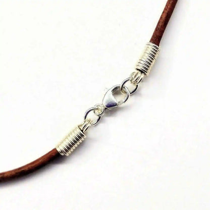 Silver Wrapped Purple Dyed Crackle Agate Point Necklace