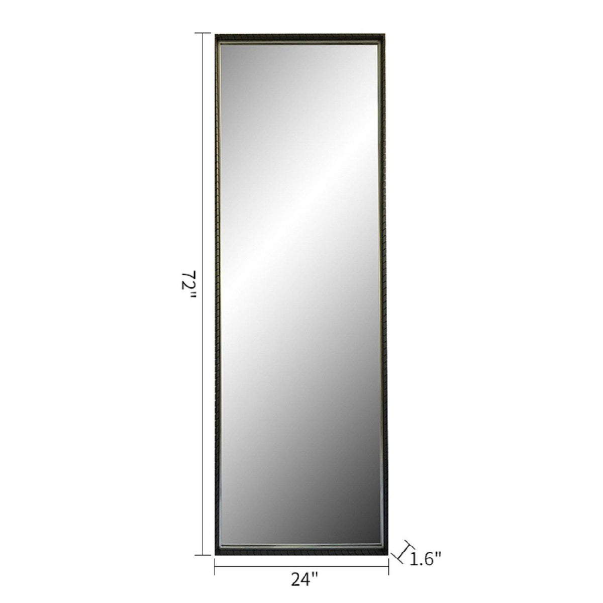 Wall Mirror - Metal Wall or Floor Mirror