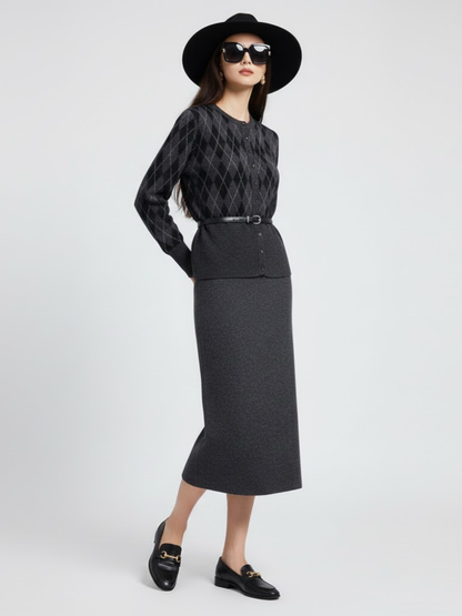 Skirt and Jacket Set UPPER EAST SIDE NYFW New Colecction BYMANYC ® New York