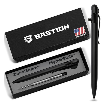 Stainless Steel - SLIM Bolt Action Pen by Bastion®
