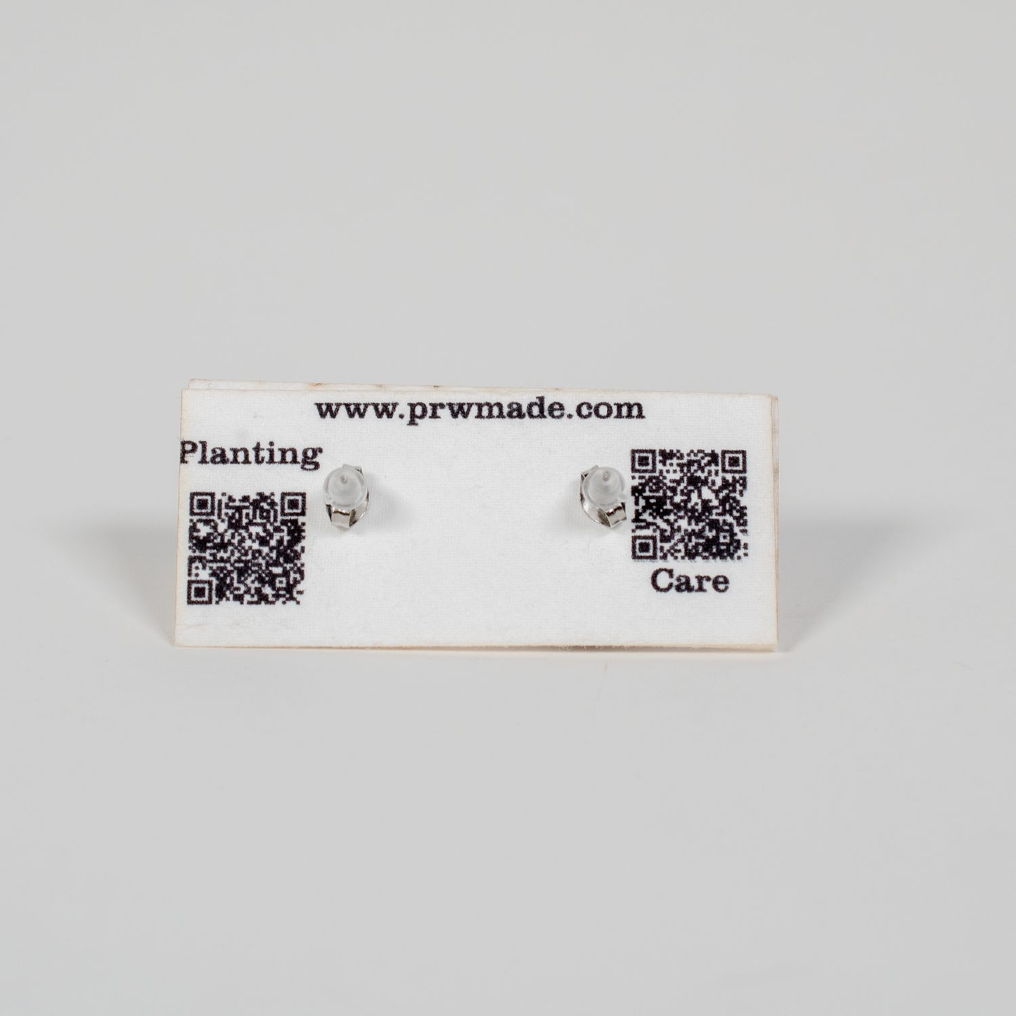 Small Wood Stud Earrings | Geometric Designs
