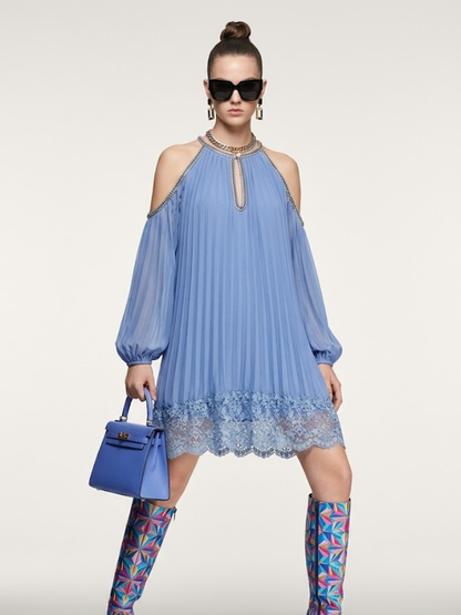 Summer Dress Woman BYMANYC ® New York Riviera Voile - Elegant Flared Sun Dress