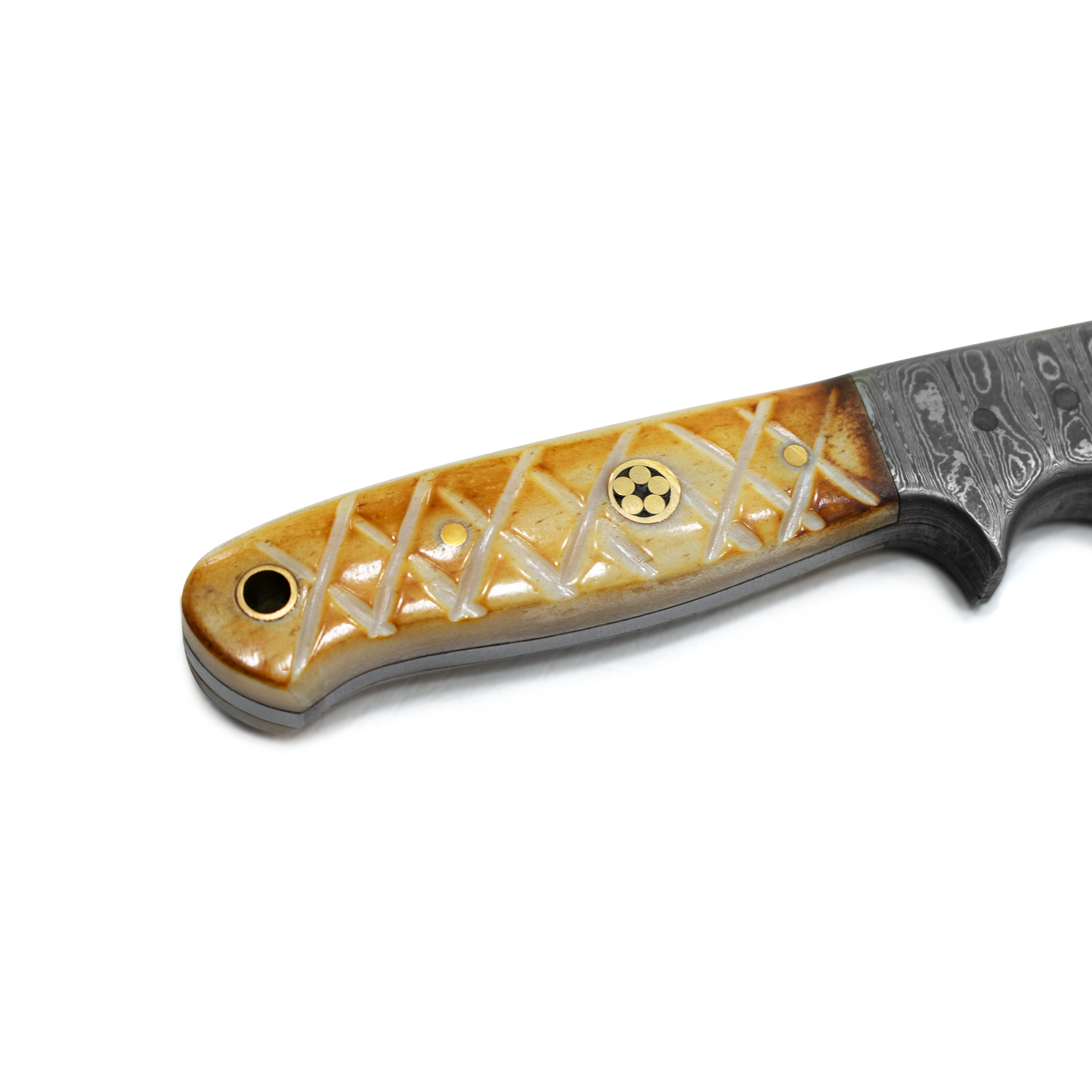 A Classic All-Round Blade Profile / Drop Point Damascus Blade TD-102