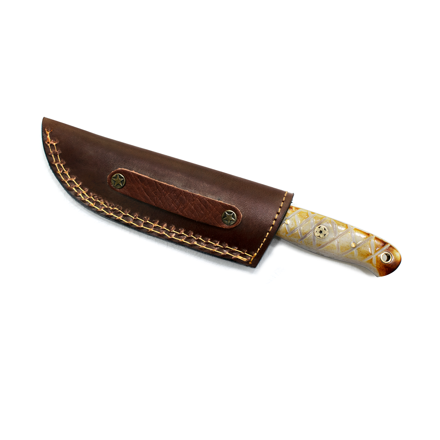A Classic All-Round Blade Profile / Drop Point Damascus Blade TD-102