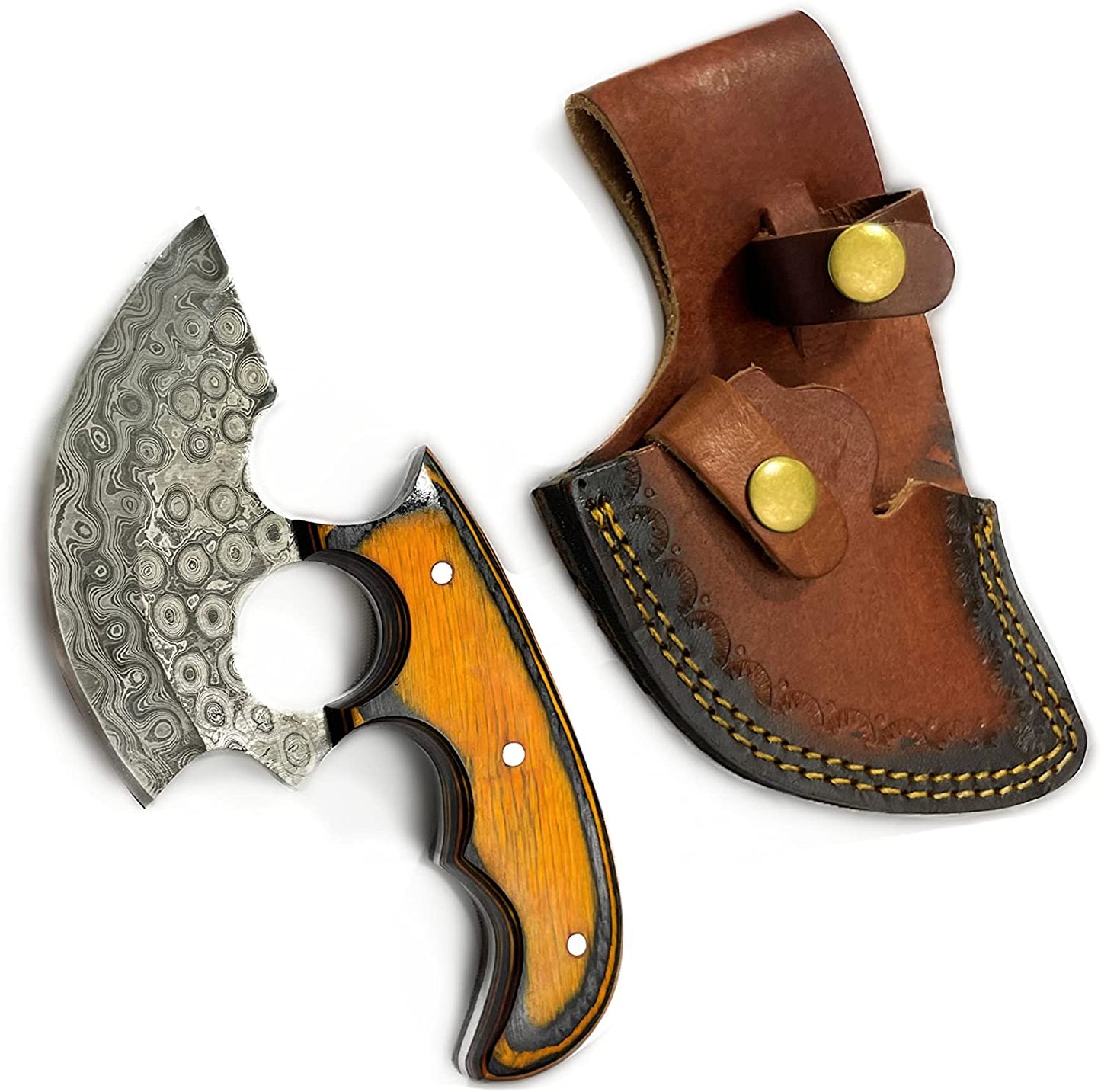 Titan Custom Alaskan Ulu Style Blade, Perfect for Outdoors and Indoor Use TD-315
