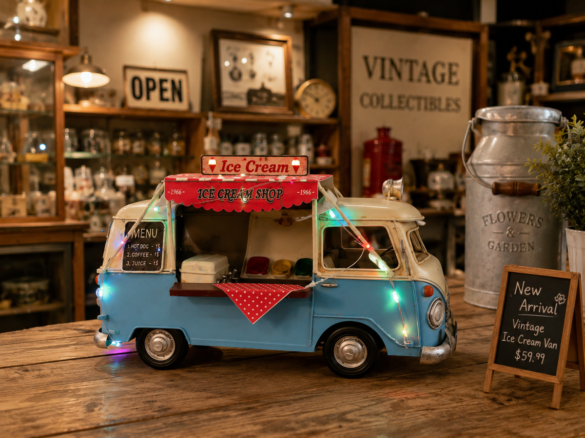 Vintage Lightline Metal Van