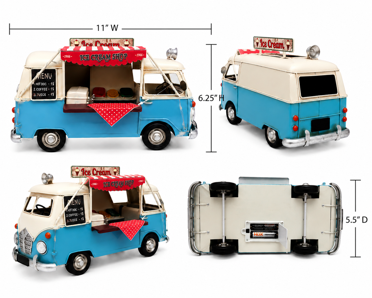 Vintage Lightline Metal Van