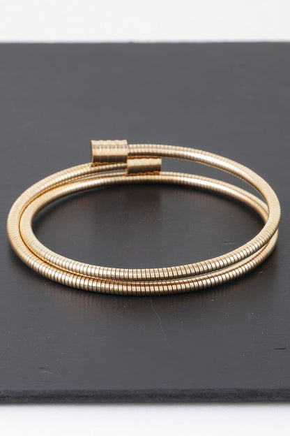 THE HIGHLINE Coil Wrapped Statement Bracelet: BYMANYC ® New York