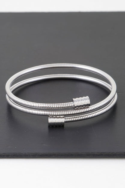 THE HIGHLINE Coil Wrapped Statement Bracelet: BYMANYC ® New York
