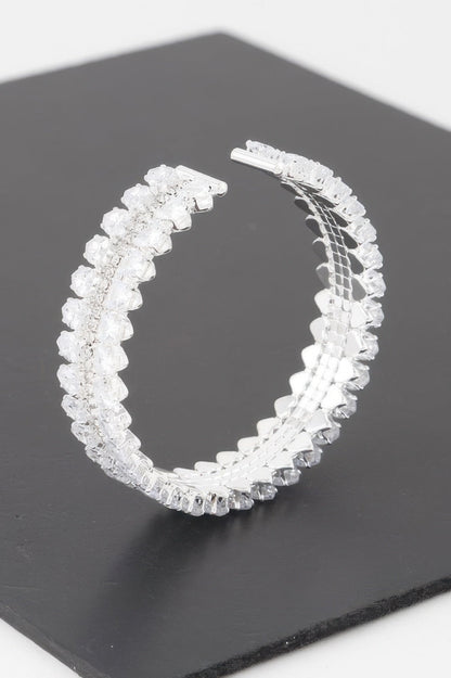 THE VESSEL Double Jeweled Cuff Bracelet: NYFW BYMANYC ® New York