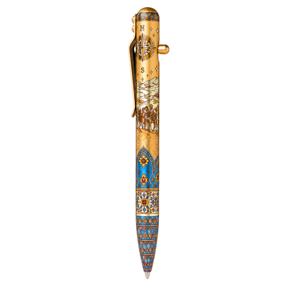 THE DESERT ODYSSEY - TITANIUM - BASTION® BOLT ACTION PEN (PRE-ORDER)