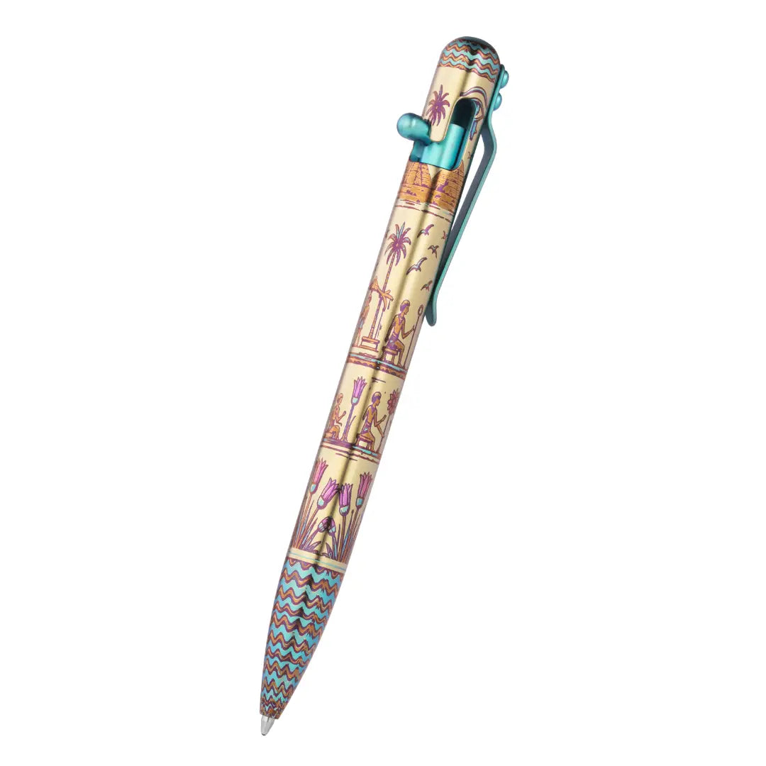THE NILE CHRONICLE - TITANIUM - BASTION® BOLT ACTION PEN (PRE-ORDER)