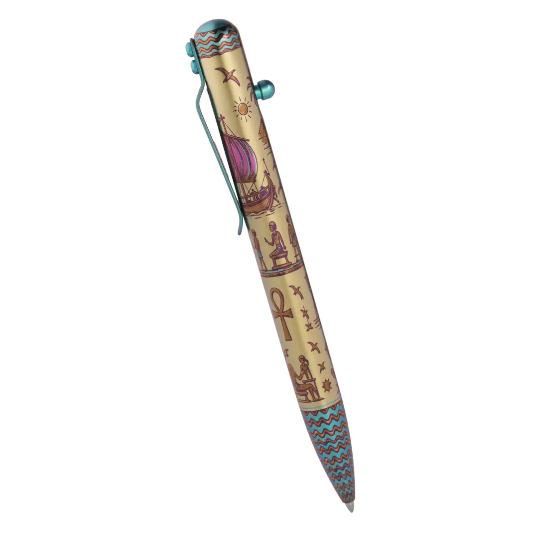 THE NILE CHRONICLE - TITANIUM - BASTION® BOLT ACTION PEN (PRE-ORDER)