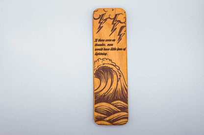 Wood Bookmark Counter Display - 16 Pieces (Wholesale)