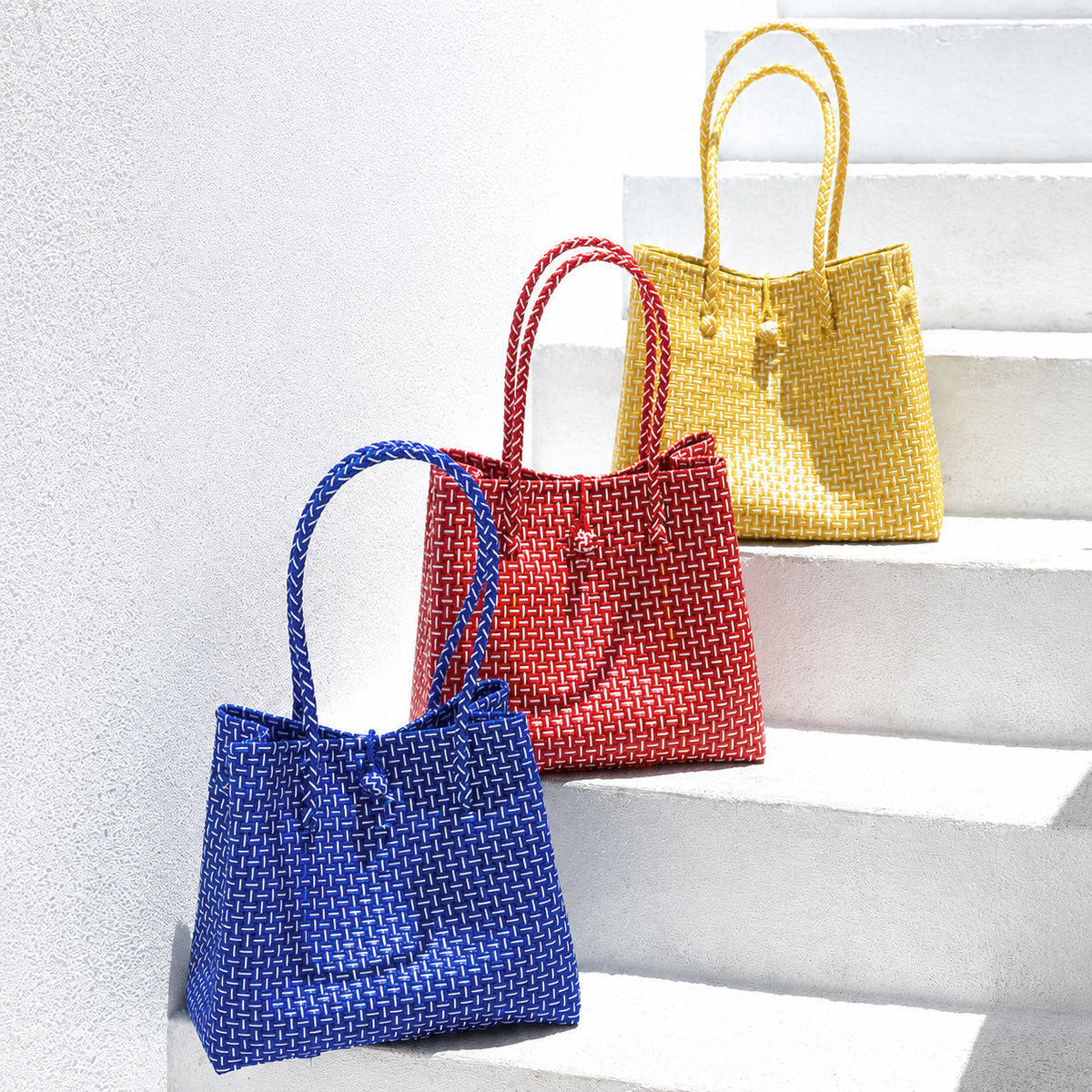 The Toko Recycled Tote Bag in Navy