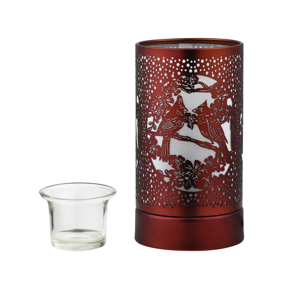 7" Touch Lamp/Oil Burner/Wax Warmer-  Cardinals