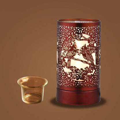 7" Touch Lamp/Oil Burner/Wax Warmer-  Cardinals