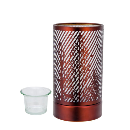 7" Touch Lamp-Fragrance Wax Melts Warmer -Electric Candle Essential Oil Burner-Metal Ravine Table Decor