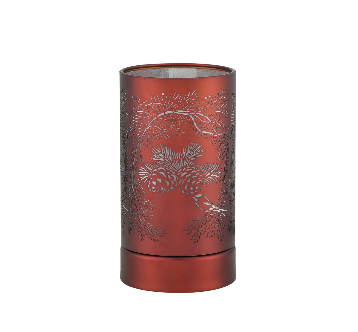 7" Touch Lamp/Oil Burner/Wax Warmer-Copper Pinecone