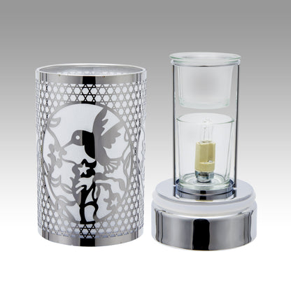7" Touch Lamp-Fragrance Wax Melts Warmer -Electric Candle Essential Oil Burner-Metal Hummingbird Table Decor